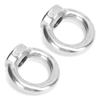 2pcs Lifting Eye Nuts Stainless Steel Outdoor Water Tools for Ocean Industry Yachts SpeedboatsM14
