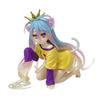 10Cm No Game No Life Anime Figurine Desktop Cute Cat Ear Shiro Action Figurine Room Decorations Pvc Adult Collection Model Doll Toys