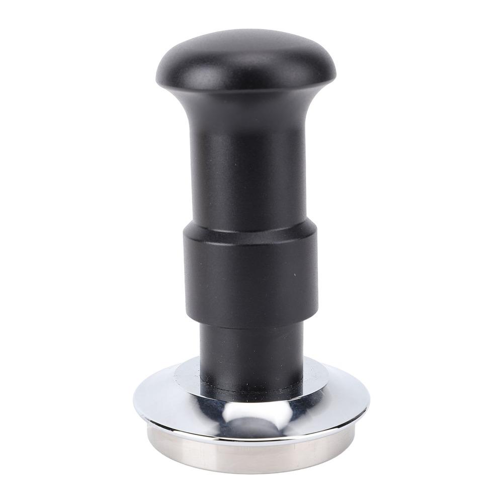 Spring Loaded Design Spring Loaded Tamper Stainless Steel Base Coffee Grounds Tamper For Home Use