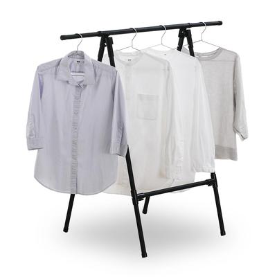 Uscător de futon Iris Ohyama, Tip suport, Uscător de rufe, Negru, Subțire, Ușor (Aproximativ. 2 kg) Și Depozitare Compactă, Design Simplu pentru Uscare Sigură în