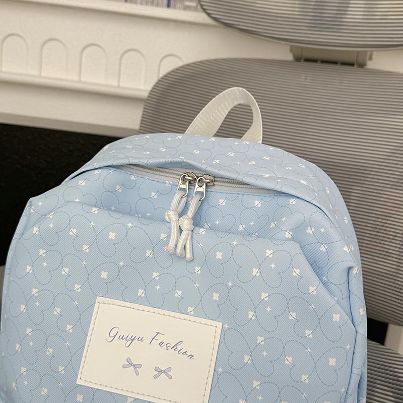Plaid Backpack Junior High School Student Schoolbag Plaid Large Capacity Backpack
