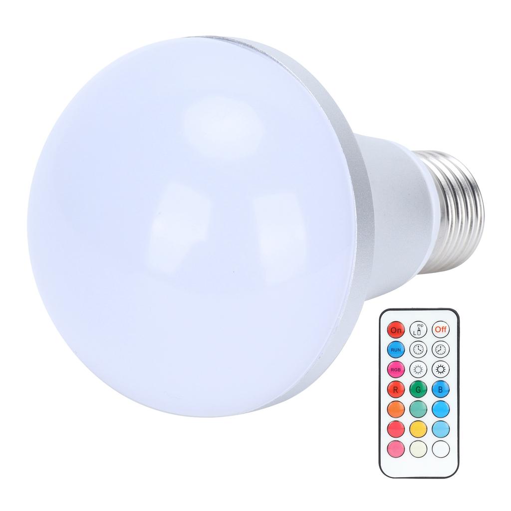 E27 16 Color RGB Bulb Colorful RGBW Bulb with Remote Control for Home Lighting 85‑265V