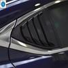 Pannello Decorativo Copri-Finitura Presa d'Aria a Lamelle tipo Shutter per Finestrino Posteriore Laterale Auto in Fibra di Carbonio per Lexus ES 2018 - 2025 Accessori Esterni