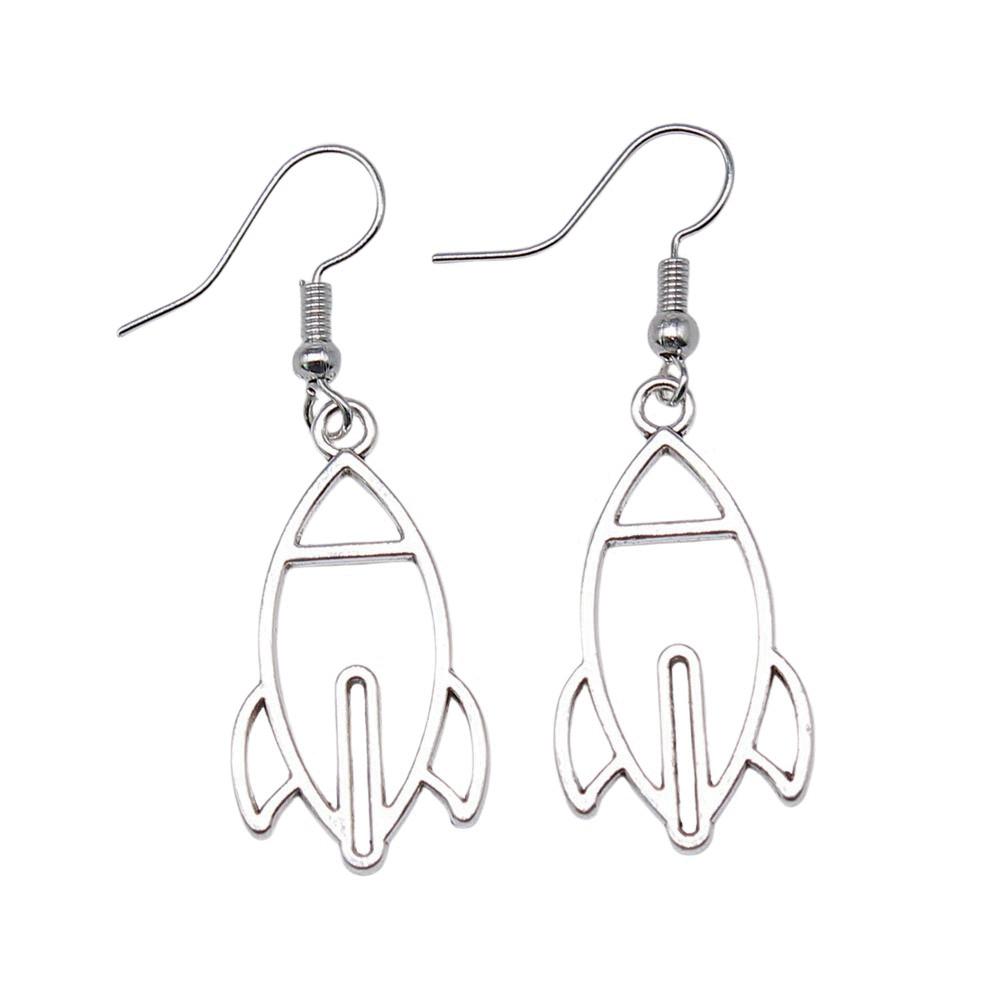 Compass Dangle Earrings Adventure Travel Nautical Navigation Drop Jewelry