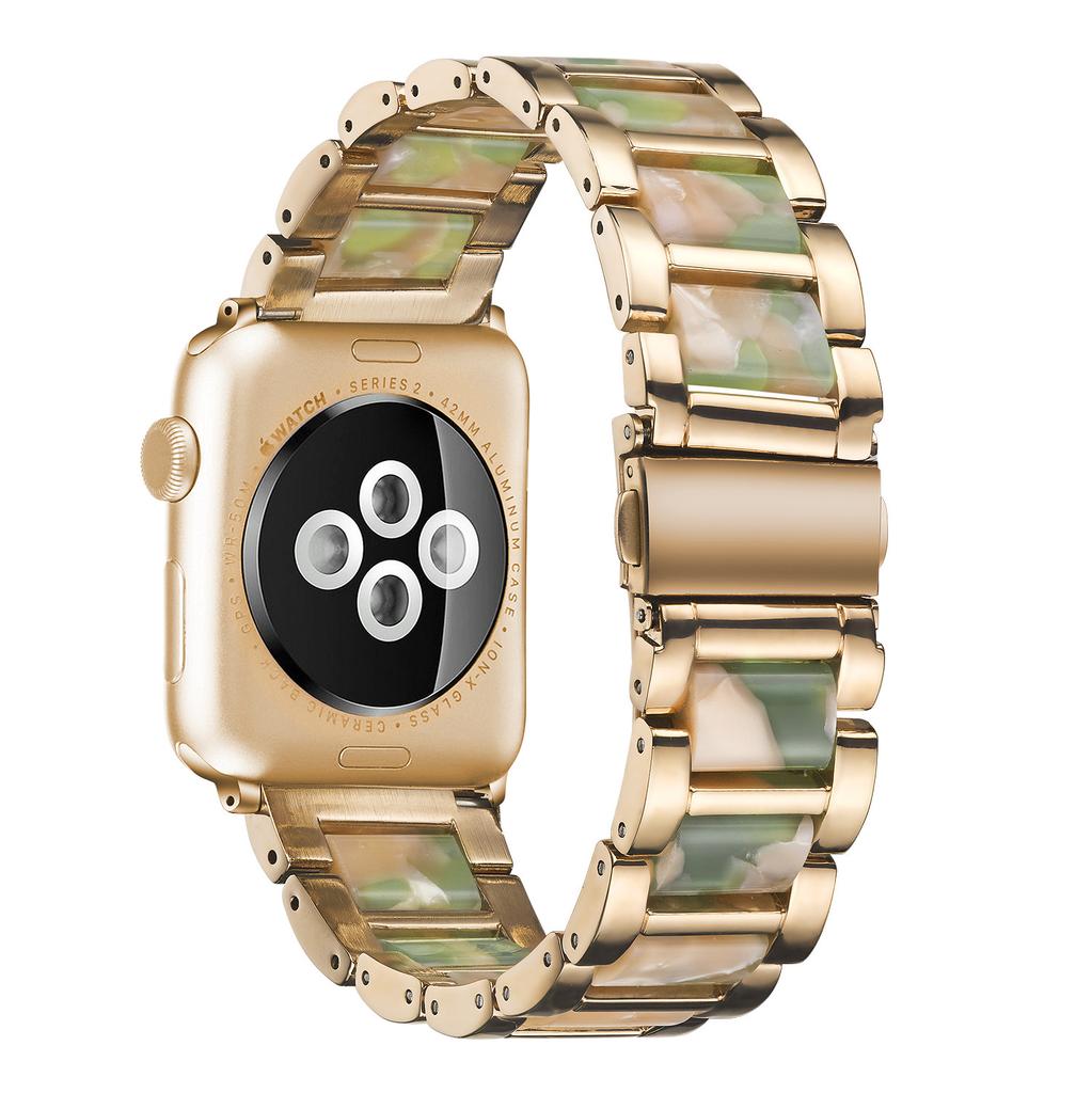 Hars+Metalen Band voor Apple Watch Ultra 3/2 Band 49mm 46mm 45mm 41mm 44mm 40mm 42mm Horlogeband iWatch Series 11 10 9 8 7 6 5 SE 3