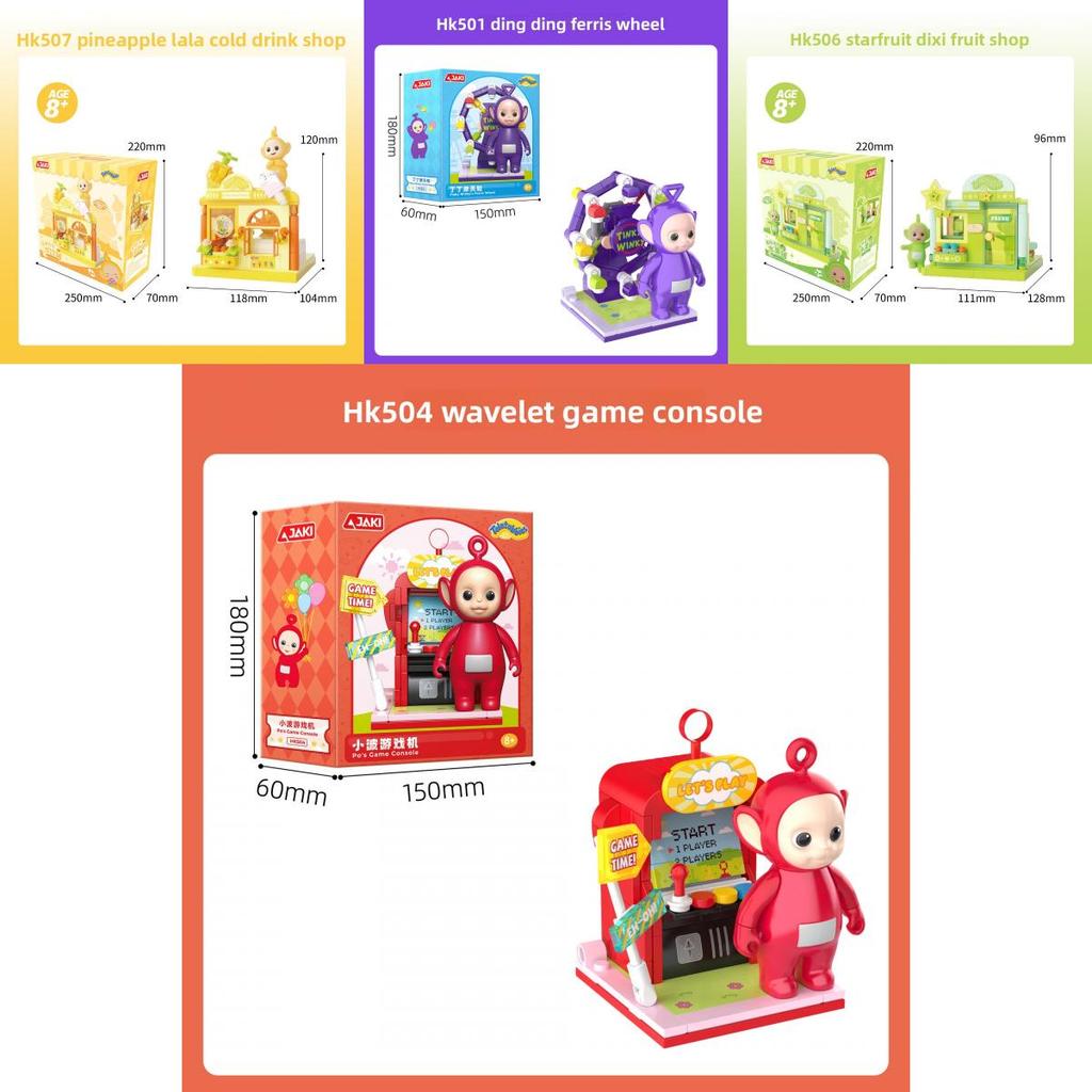 Teletubbies Fruit Shop Building Blocks Toy With Diy Assembly For Creative Play