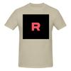 Funny Letter R Team Rocket Logo Unisexs Printed TShirt Unisex T shirtAnime