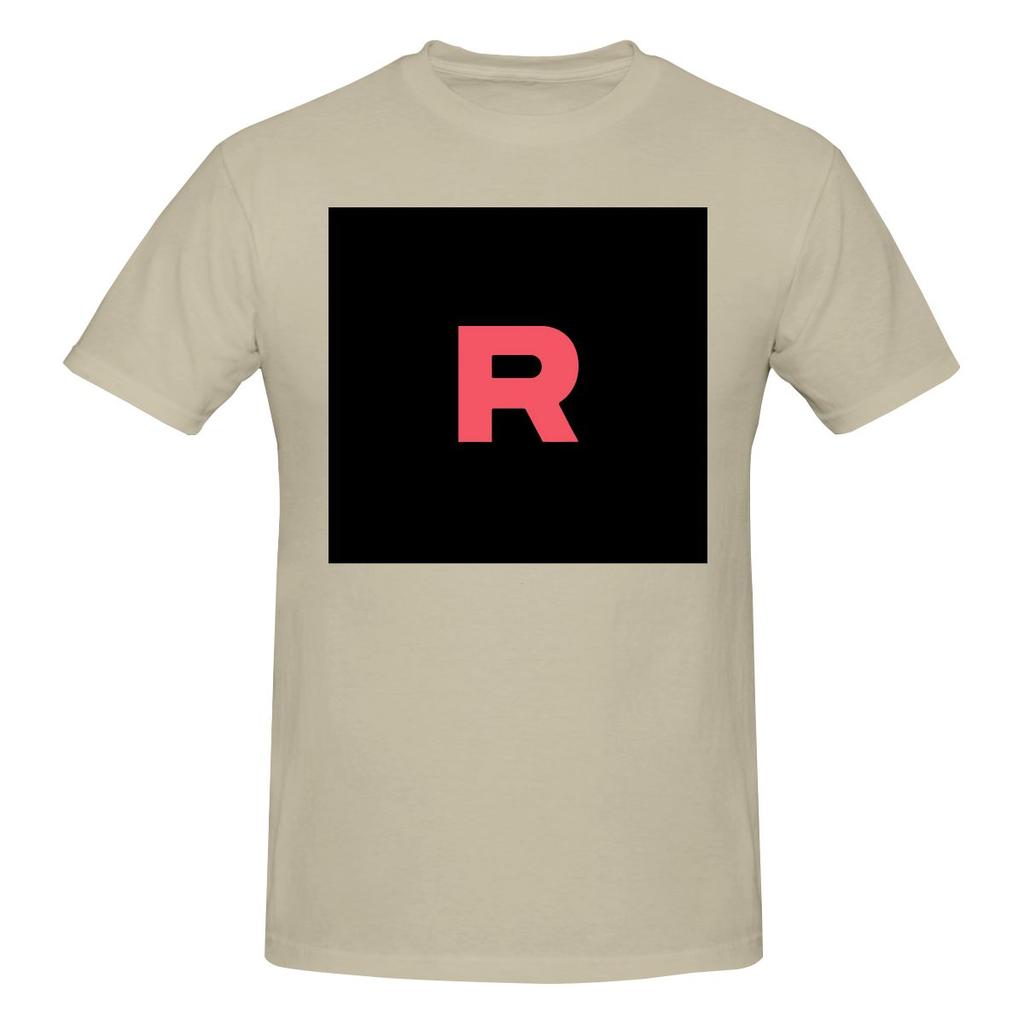 Funny Letter R Team Rocket Logo Unisexs Printed TShirt Unisex T shirtAnime