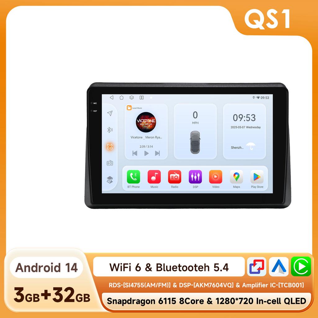 OSSURET Snapdragon Wireless Carplay Android Auto Radio for Renault Master 2019 2020 2021 2022  Intelligent Screen Car Multimedia Player GPS Navigation
