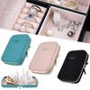 BAGSMART Jewelry Travel Organizer Case for Home Jewelry Organizer Storage Ring Binder Clear Bags Zipper Rolls Pouch for Necklaces