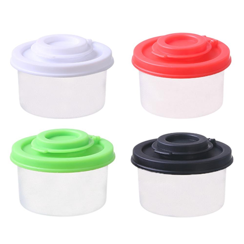 4Pcs Mini Seasoning Jar Dustproof 50ml Spice Tools Airtight Seal Insect-proof Salt Pepper Shake Bottle Lunch Box