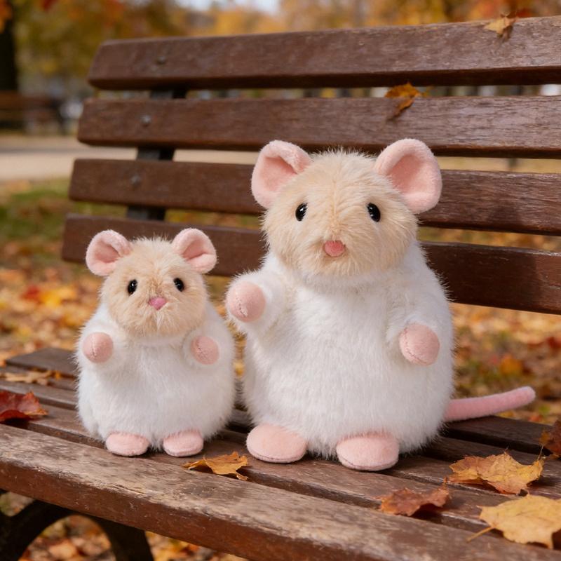 1 Pezzo 14/22cm Adorabili Peluche Fantasia di Ratto Bambole Topo Kawaii Animali Morbidi Ripieni Figura Giocattolo di Ratto Adorabile Regalo di Compleanno
