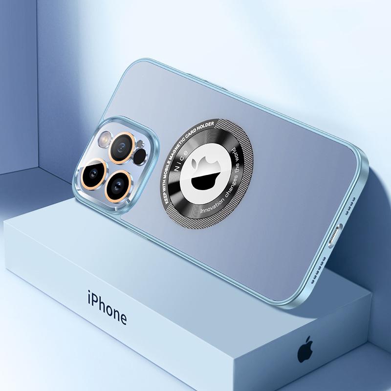 Magnetic Silicone Shockproof Case for iPhone 14 13 12 Pro Max Plus Wireless Charging Cover