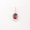 Natural Rhodolite Gemstone 925 Sterling Silver Jewelry Handmade Pendant For Gift PP-6-49