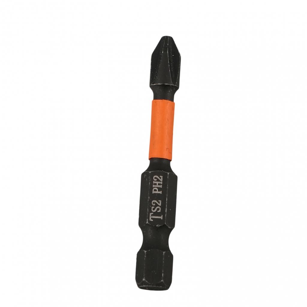 Screwdriver Bit Alloy Steel Orange PH1 PH2 Brand-New