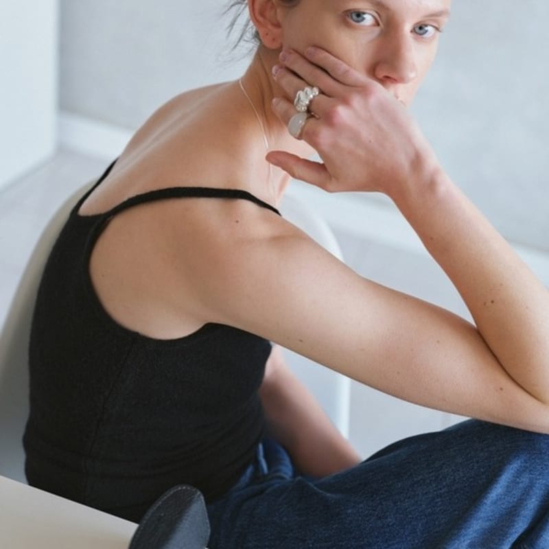 eppetit BIG CROISSANT RING