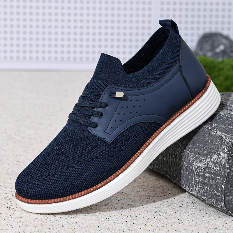 Spring and Autumn New Men's Breathable Casual Shoes Mesh Sports Shoes Soft Soles Comfortable Lightweight Smooth Men's Shoes