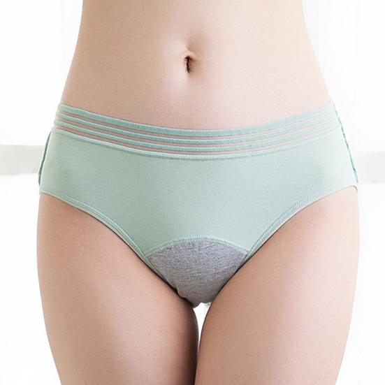 

Женские трусики, однотонные двухслойные трусы с промежностью, большие размеры, бесшовные герметичные трусы для менструального периода XL розовый