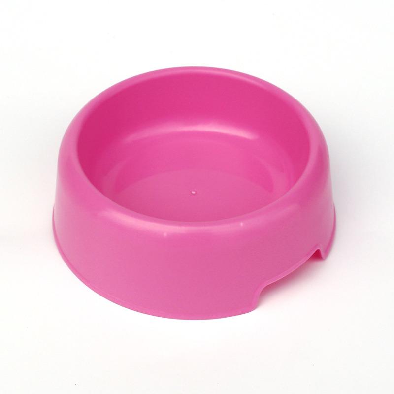 

Plastic Round Pet Bowl For Cats And Dogs Detachable Single Food Feeder Non Slip Base Puppy Kitten Eating Dish For Home