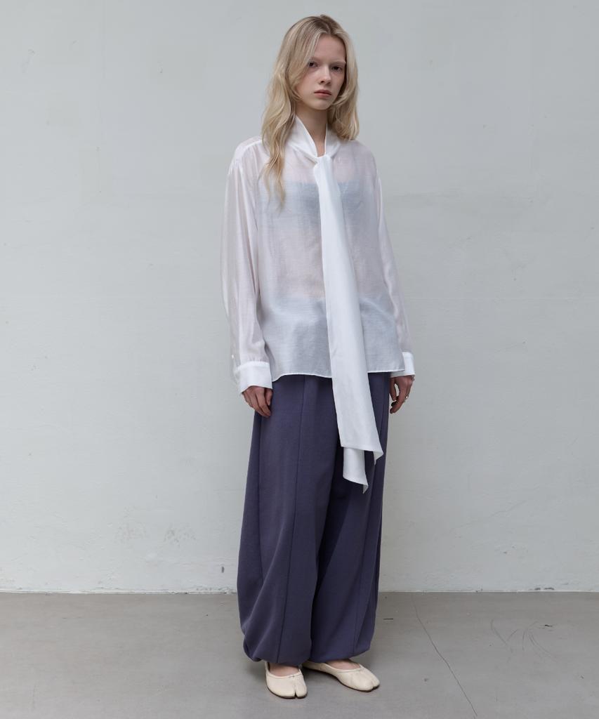 Seolan Boucle Jogger Pants_Purple