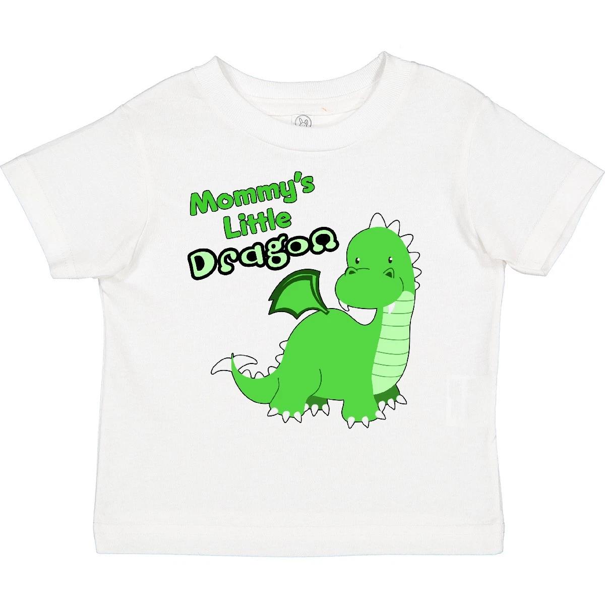 Inktastic Mommy s Little Dragon Toddler T-Shirt Family Dragons Mom Mother Son 120