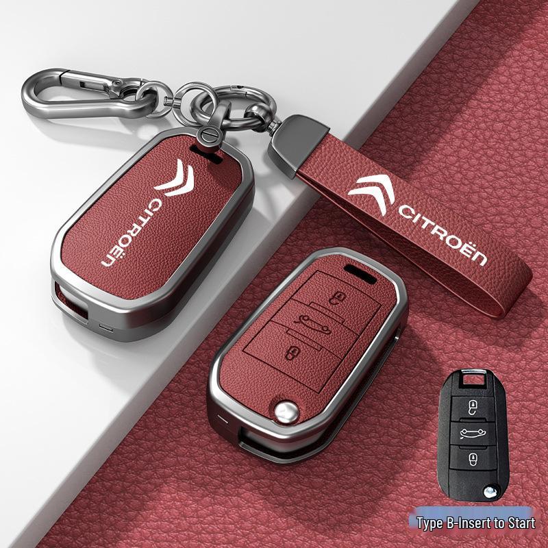 Car Key Cover & Buckle for Citroen C3XR, C4L, Tianyi, C5, C4 Sega, Elysee, C6 Models