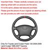 Hand Sewing Car Steering Wheel Cover For Toyota Land Cruiser 1995 - 2007 Tacoma