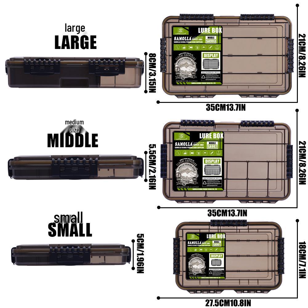 Large Capacity Waterproof Lure Storage Box for Big Game Sea Fishing