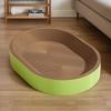 New Cat Scratching Board Cat corrugated Cardboard Scratcher Furniture Protector oval Shape Grinding Claw Nest cat toys