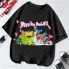 Happy Tree Friends Camiseta Unisex Anime Camiseta Camisa Novedad Tendencia Harajuku Estilo Retro de los 90 Ropa Verano Informal