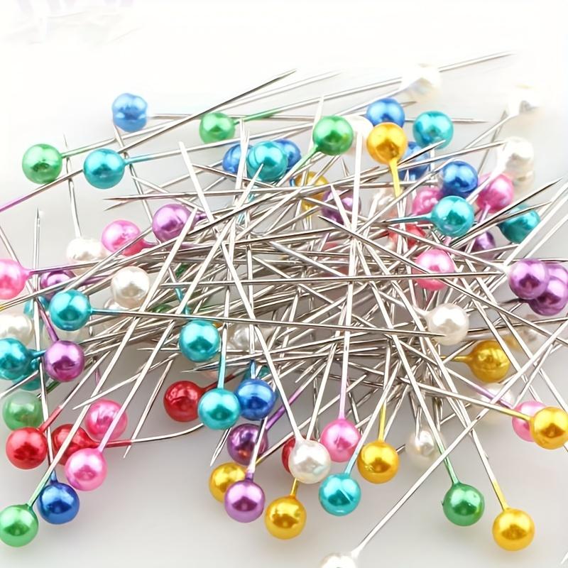

Sewing Pins,Straight Quilting Pins with Color Plastic Ball Head for Dressmaking and Fabric Accessories