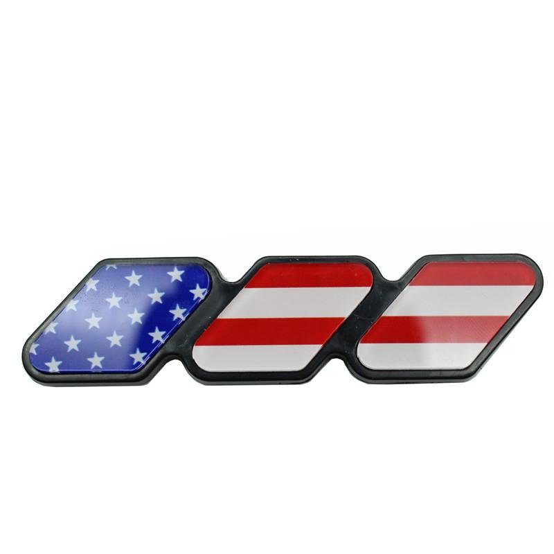 3-Color Grille Badge Decal Sticker Emblem Car Rear Trunk Emblem Badge Decal Accessories For Toyota RAV4 FJ Cruiser Tacoma TRD