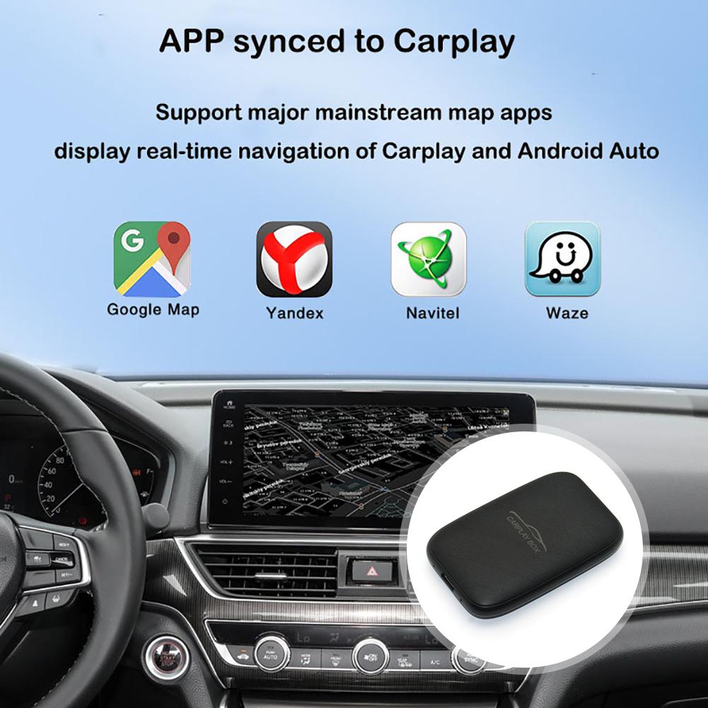 Wireless Android Auto Adapter Carplay For Car Netflix YouTube Google Ai Box Car Multimedia Video Box Bluetooth Compatible Dongle
