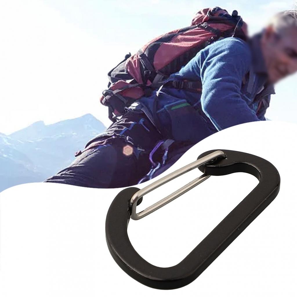 Karabiner 40x25x4mm Aluminiumlegierung Camping Brandneu