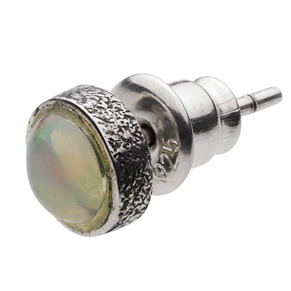 

Серьги-гвоздики с овальными камнями, опаловое серебро fe0194 [Figmart] [925 Accessories]