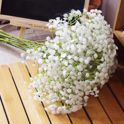 Künstliche Blumen aus Kunststoff, Gypsophila, DIY-Blumensträuße, Arrangement für Hochzeit, Heimdekoration