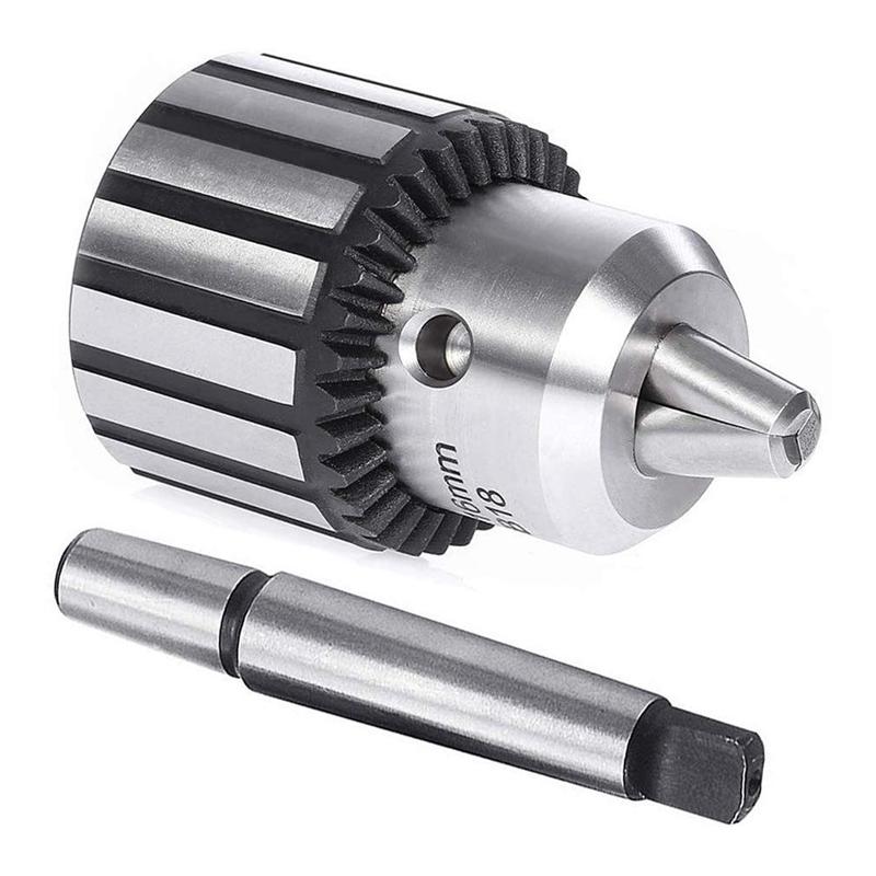 AB34-B18 High Precision Industrial Drill Chuck Bench Drill Heavy Duty Chuck Drill Head Wrench Drill Chuck 3-16Mm