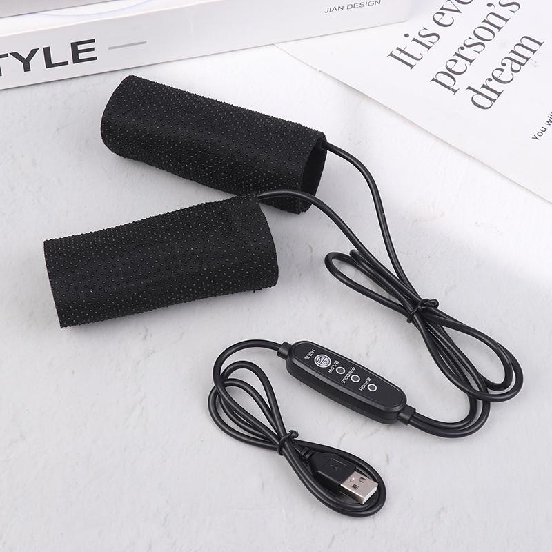 1Pair 5V 2A Usb Electric Motorcycle Heated Handlebar Cover 3 Gear Warmer Heated Handgrips Handle Cover Motorcycle Accessories