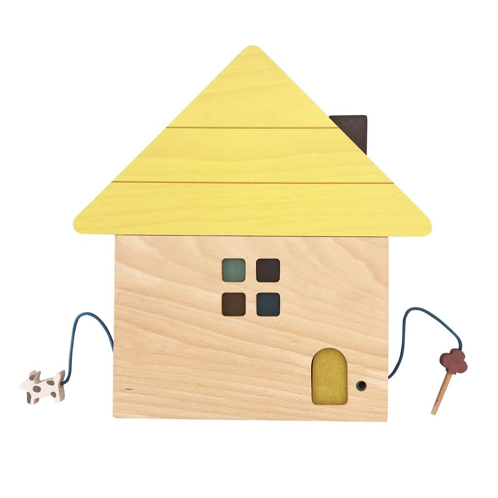 Tsumiki Building Block Wooden Building Blocks with Educational Gift for Boys and Gg (Jiji) Set, Sound, Toy, Birthday/Christmas Girls, Kiko+