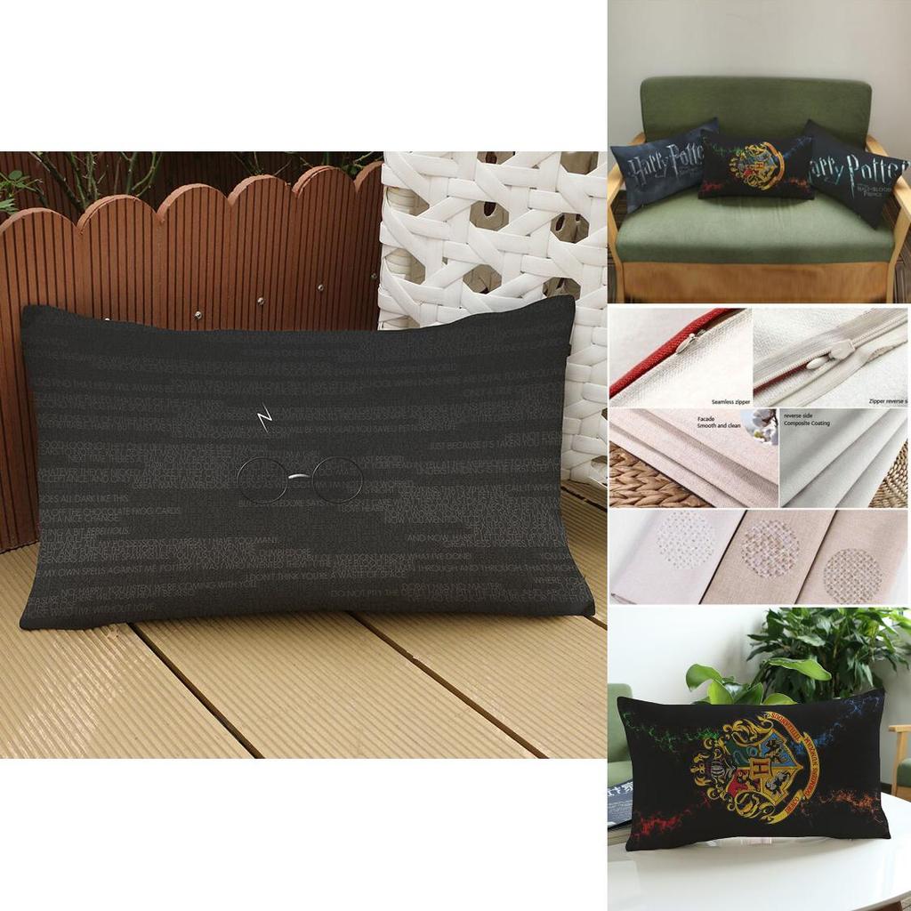 Hogwarts Badge Potter Pillowcase Cushion Cover Home Decor New