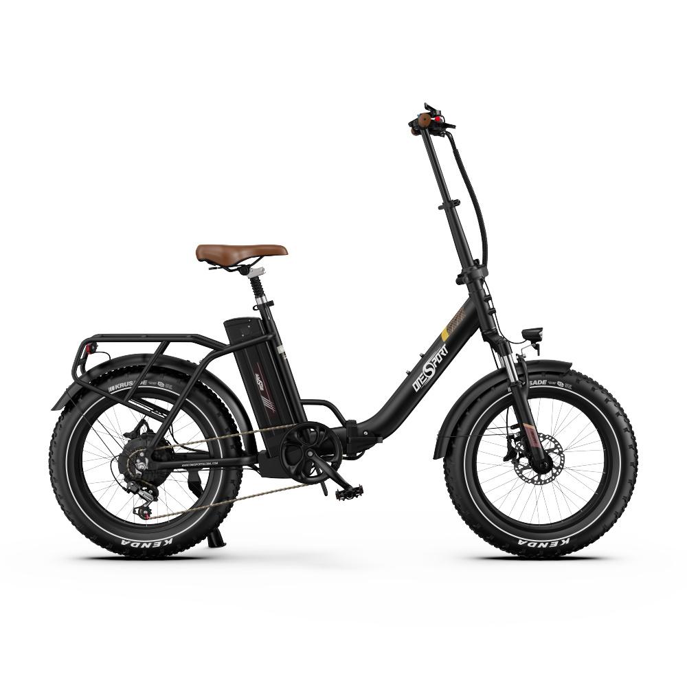 ONESPORT OT16 Max Folding Electric Bike 500W Motor 48V18AH Remote Battery Electric Bicycle 20 Inch All Terrain Tire Adult Ebike
