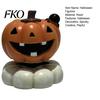 Indoor Halloween Ornaments Spooky Figurine, Small Resin Rotating Ghost Skull Pumpkin Gravestone Fall Farmhouse Decor Statue, Collectible Tabletop