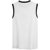 Calvin Klein Casual Cotton Color Block Sleeveless T-Shirt Women tops Moonlight-White 47B850G