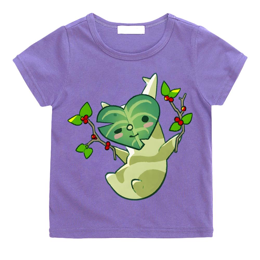 Korok BOTW  Kawaii Cotton T-shirts 2026new Style High Quality Short Sleeve BoysGirls Children T Shirt Graphic Printing Camisetas
