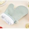 In Stock Color Dot Diamond Pattern Heat-Resistant Silicone Oven Mitts