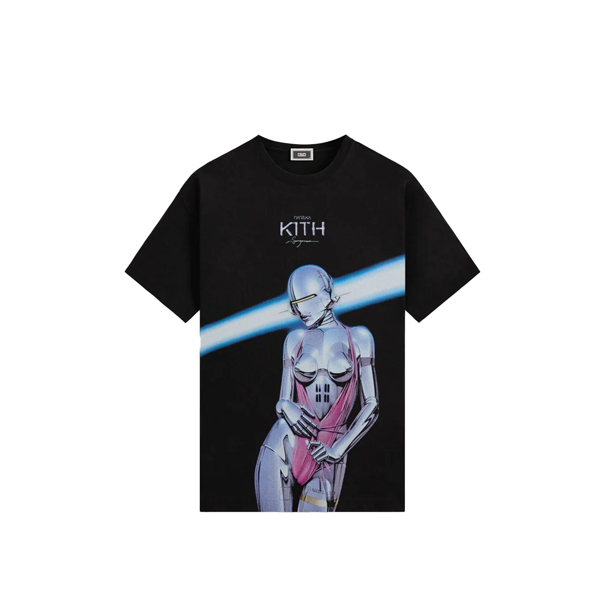 

Kith Для Nanzuka Gallery Sorayama Sexy Robot Футболка Черный Мужские Топы KHM034348-001 L