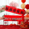 New Chinese Style Engagement Photo Props Banner and Decoration Set