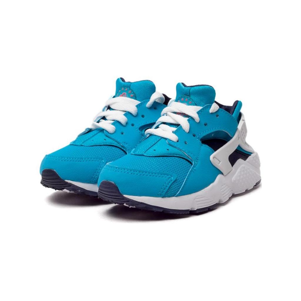 Nike Huarache Run PS Stoßdämpfende Rutschfeste Low-Top Laufschuhe Kinder Sneaker Blau 704949-401