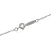 TIFFANY&Co. Cross-stitch Necklace Pt950Platinum/diamond 3.85g Women Used