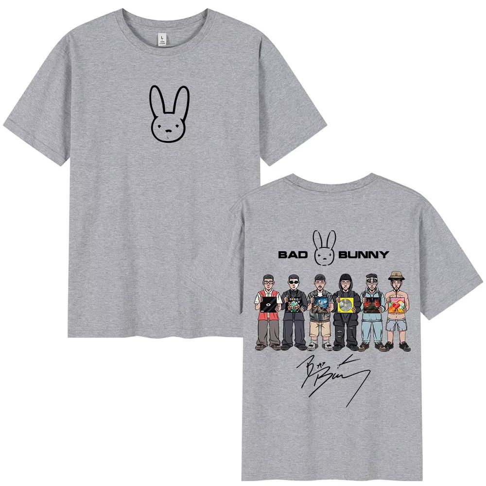

Rapper Bad Bunny Album Cover Print Tshirt Debi Tirar Mas Fotos DTMF T Shirts Unisex Women Clothe Fashion Hip Hop Oversized Tshirt 4XL